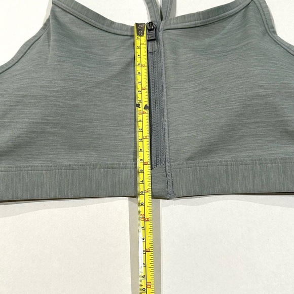 Women's Nike Dri-Fit Indy Zip-Front Padded Sports Bra Gray DD1197-073 NWT - Picture 13 of 16
